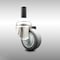 Service Caster 3 Inch 316SS Thermoplastic Rubber Wheel Swivel 3/4 Inch Expanding Stem Caster SCC-SS316EX20S314-TPRB-34 - alternate 2